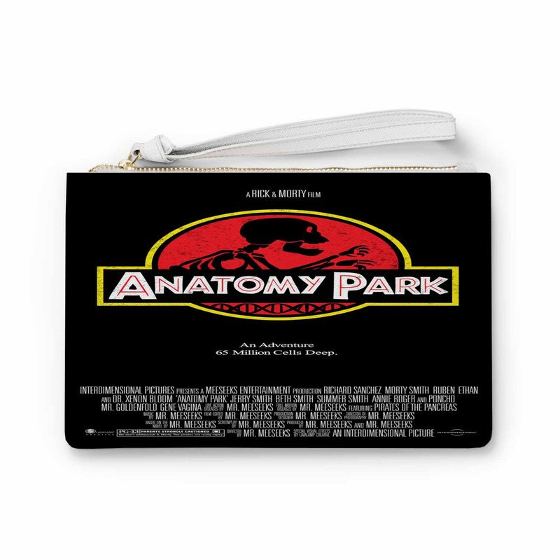 Zavstyle Rick and Morty Anatomy Park Clutch Bag