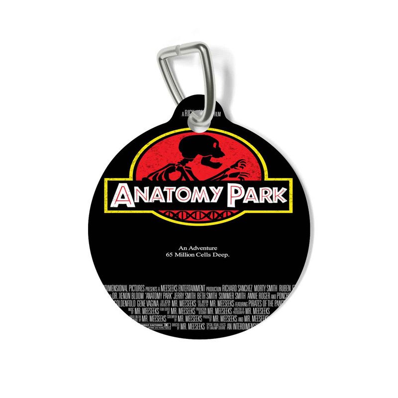 Zavstyle Rick and Morty Anatomy Park Pet Tag