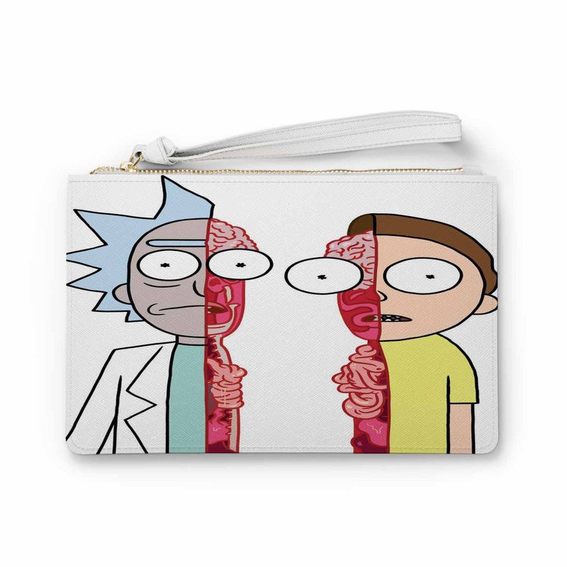 Zavstyle Rick and Morty Art Clutch Bag