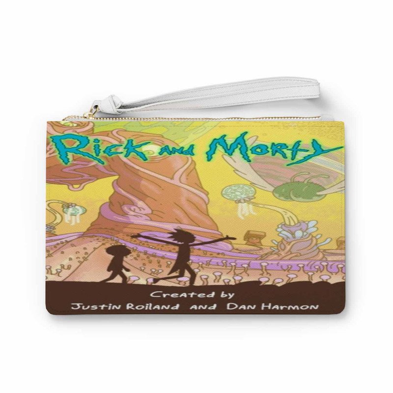 Zavstyle Rick and Morty Cartoon Clutch Bag