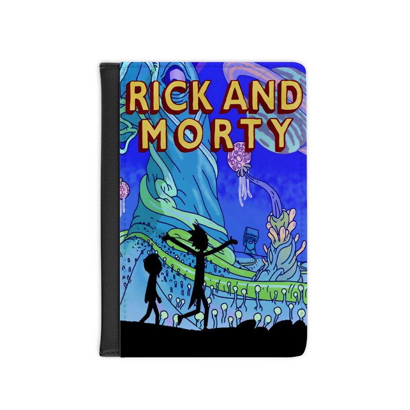Zavstyle Rick and Morty Silhouette Passport Cover