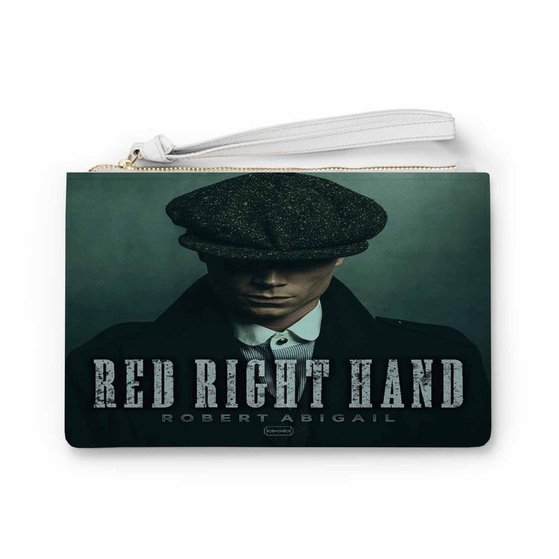 Zavstyle Robert Abigail Red Right Hand Clutch Bag