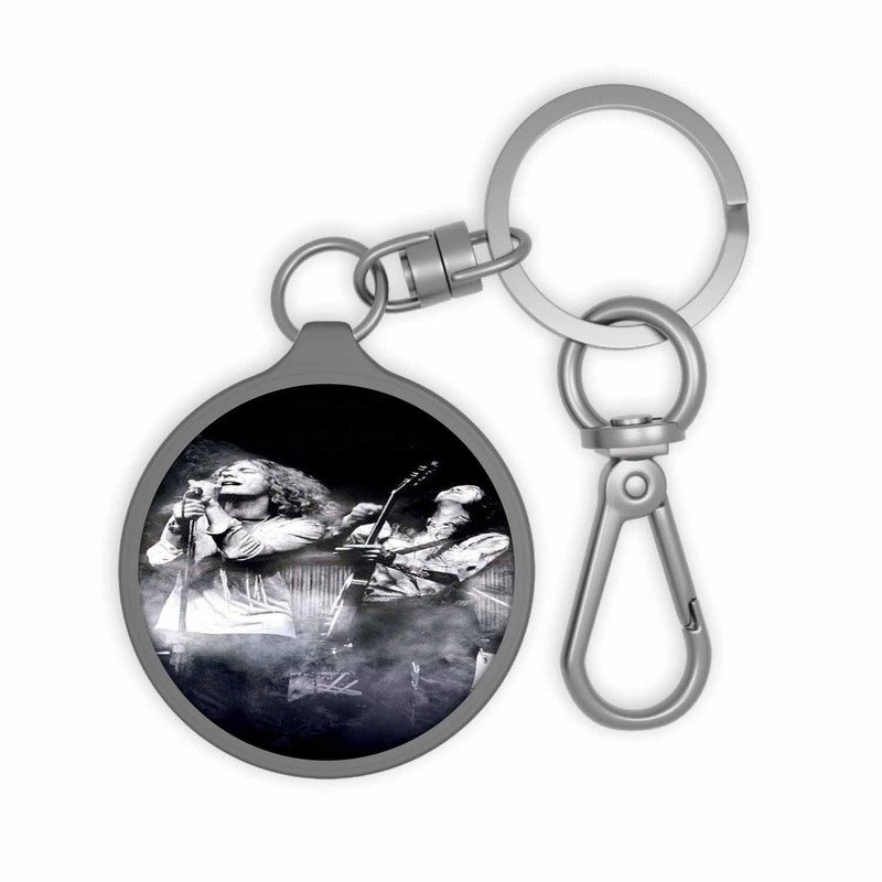 Zavstyle Robert Plant and Jimmi Page Led Zeppelin Keyring Tag Accessories