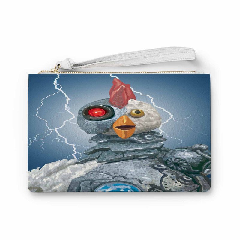 Zavstyle Robot Chicken Clutch Bag