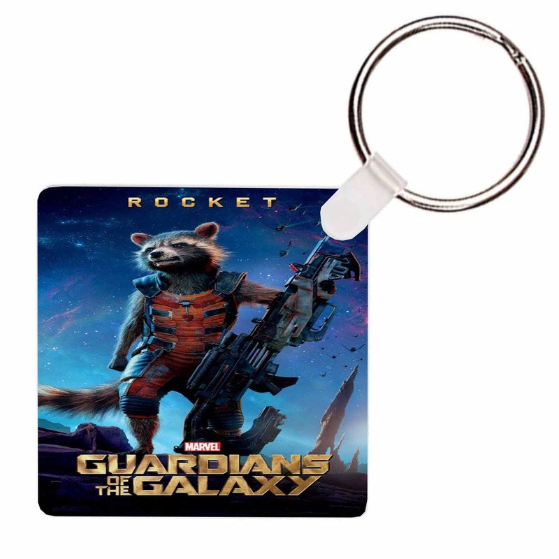 Zavstyle Rocket Racoon Guardians Of The Galaxy Keychain