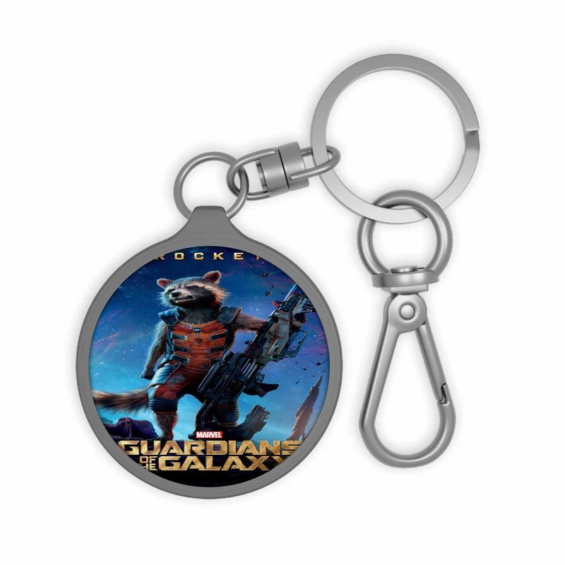 Zavstyle Rocket Racoon Guardians Of The Galaxy Keyring Tag Accessories