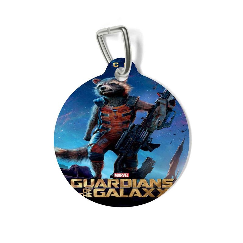 Zavstyle Rocket Racoon Guardians Of The Galaxy Pet Tag