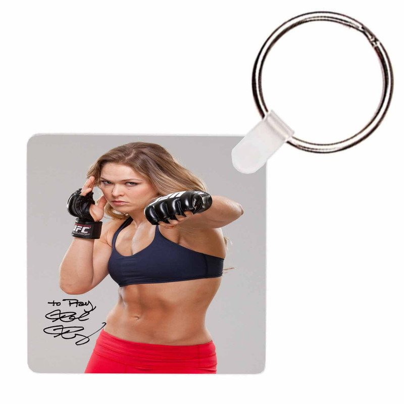 Zavstyle Ronda Rousey UFC Print Keychain