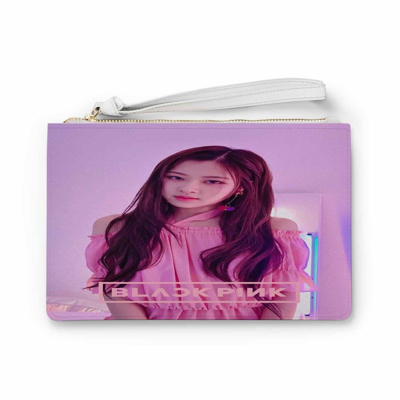 Zavstyle Rose Black Pink Clutch Bag
