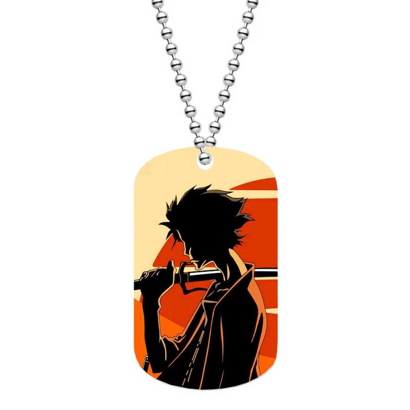 Zavstyle Samurai Champloo Dog Tag Military Stainless Steel