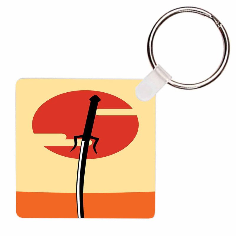 Zavstyle Samurai Champloo Sword Sun Keychain