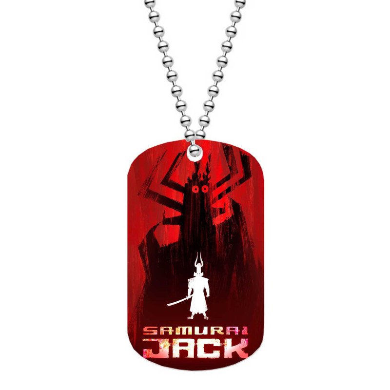 Zavstyle Samurai Jack Dog Tag Military Stainless Steel