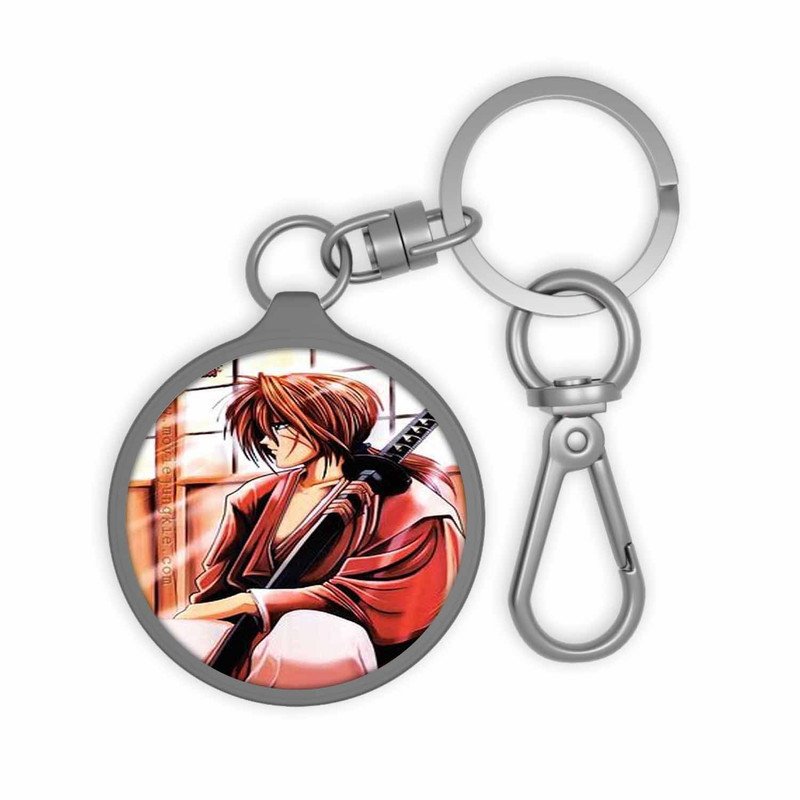 Zavstyle Samurai X Rurouni Kenshin Print Keyring Tag Accessories