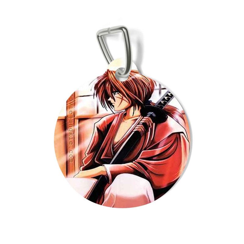 Zavstyle Samurai X Rurouni Kenshin Print Pet Tag
