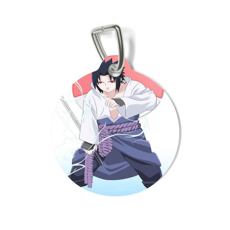 Zavstyle Sasuke Uchiha Naruto Pet Tag