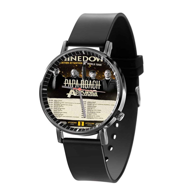 Zavstyle Shinedown Attention Attention World Tour Quartz Watch