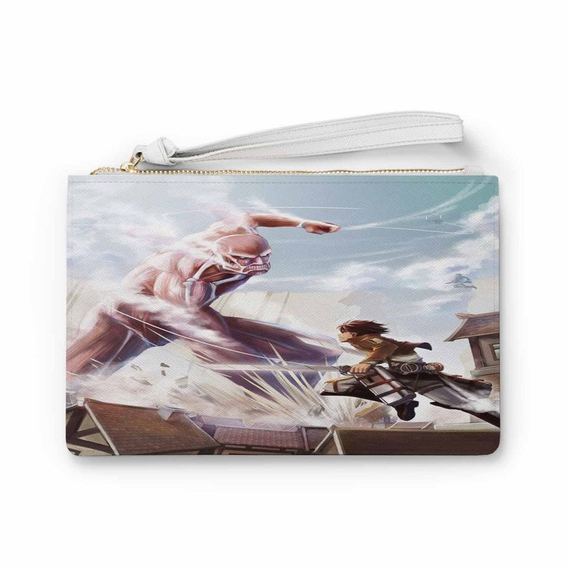 Zavstyle Shingeki no Kyojin Attack on Titan Printed Clutch Bag