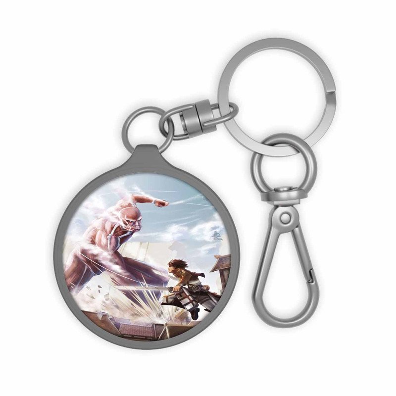 Zavstyle Shingeki no Kyojin Attack on Titan Printed Keyring Tag Accessories