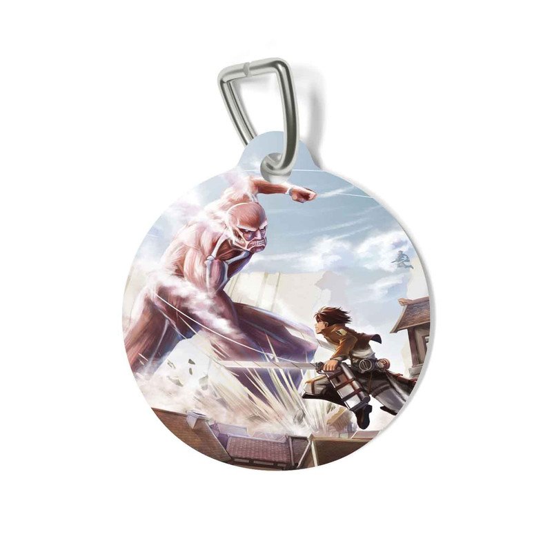 Zavstyle Shingeki no Kyojin Attack on Titan Printed Pet Tag
