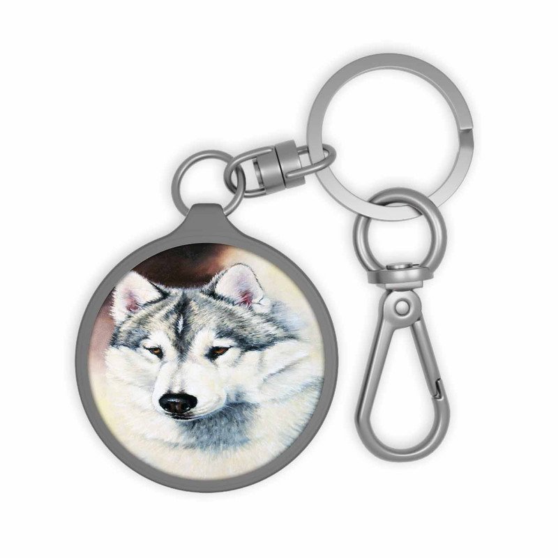 Zavstyle Siberian Husky Keyring Tag Accessories