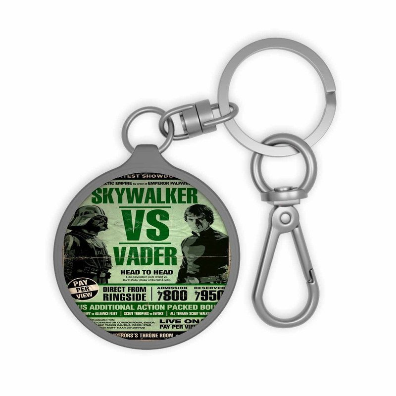 Zavstyle Skywalker vs Darth Vader Star Wars Keyring Tag Accessories