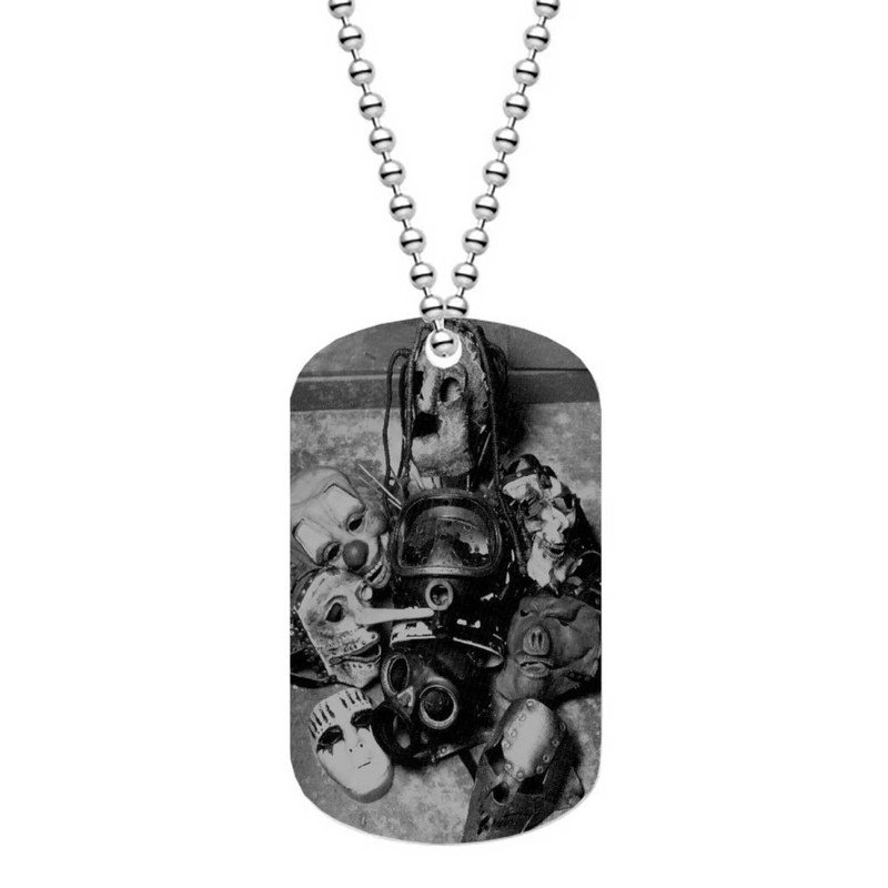 Zavstyle Slipknot 2 Dog Tag Military Stainless Steel