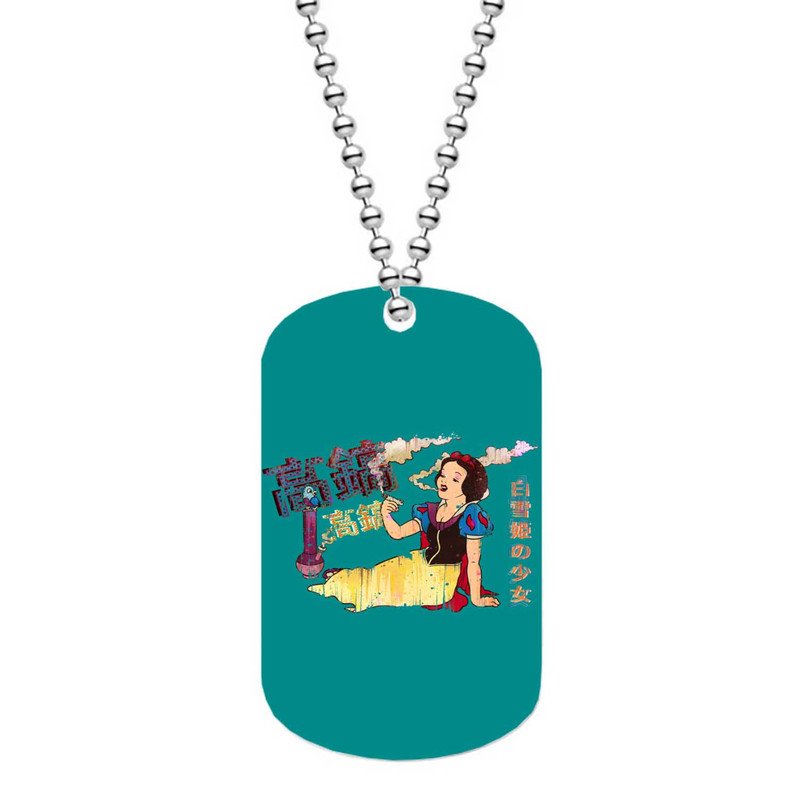 Zavstyle Snow White Smoke Disney Dog Tag Military Stainless Steel