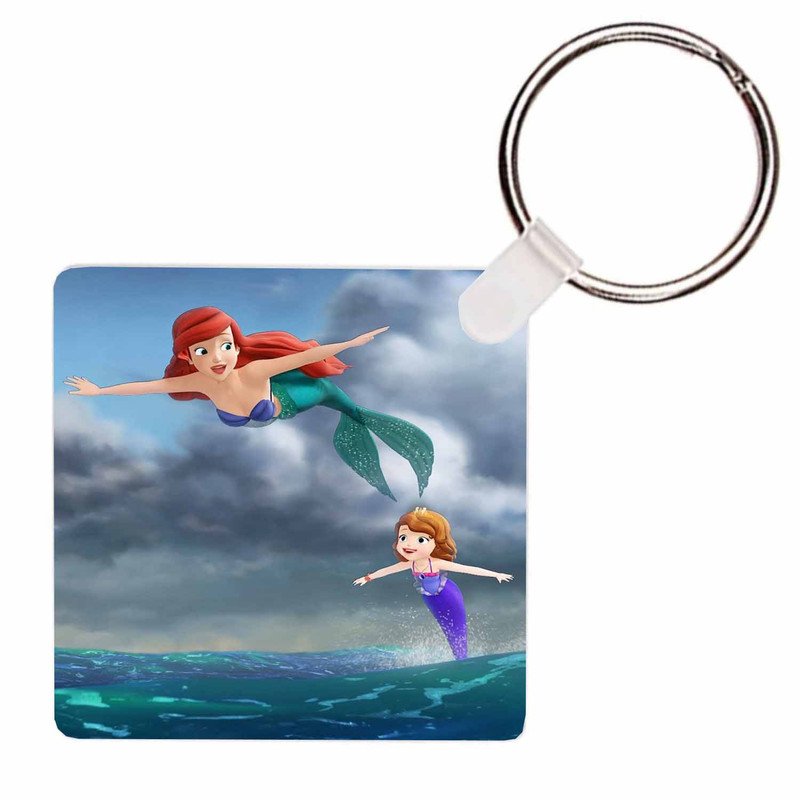 Zavstyle Sofia The First and Ariel The Little Mermaid Disney Fly Keychain