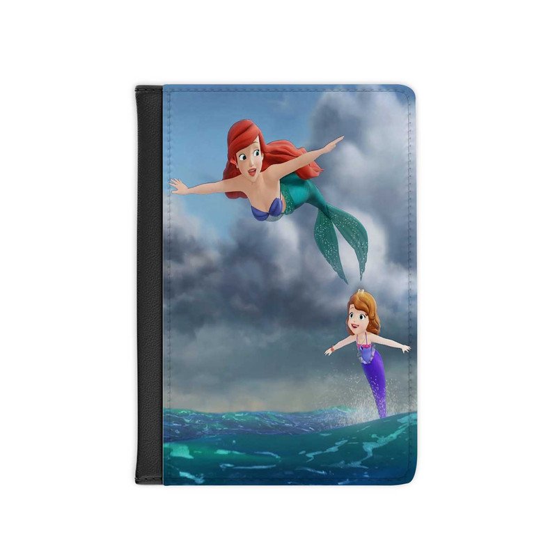 Zavstyle Sofia The First and Ariel The Little Mermaid Disney Fly Passport Cover