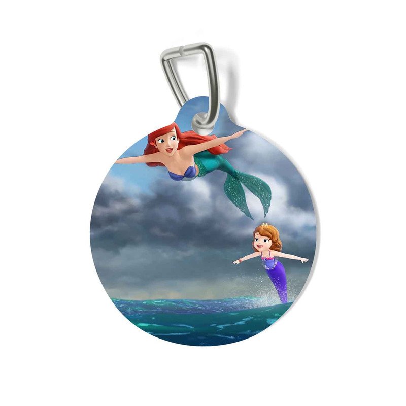 Zavstyle Sofia The First and Ariel The Little Mermaid Disney Fly Pet Tag