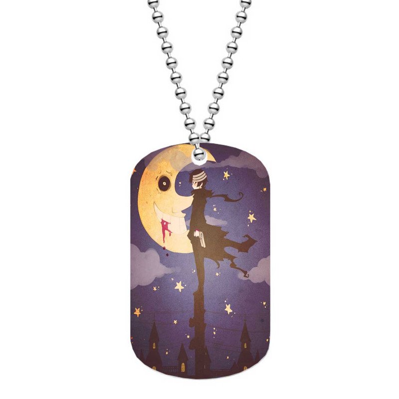 Zavstyle Soul Eater Death The Kid Dog Tag Military Stainless Steel