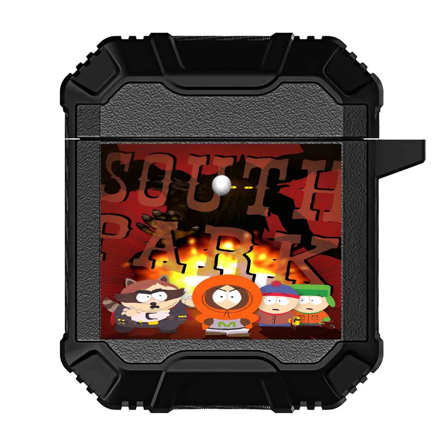Zavstyle South Park Fire AirPods Case Shockproof