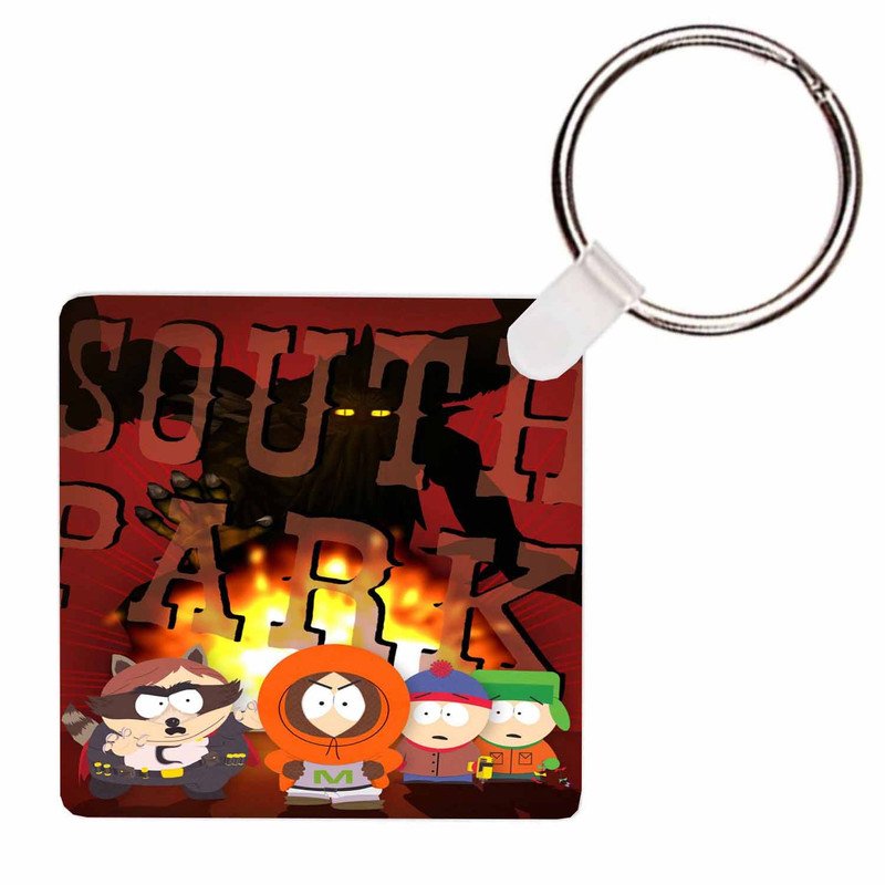 Zavstyle South Park Fire Keychain