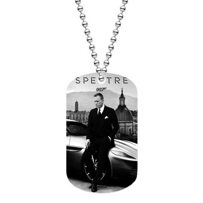 Zavstyle Spectre James Bond 007 Spectre Dog Tag Military Stainless Steel