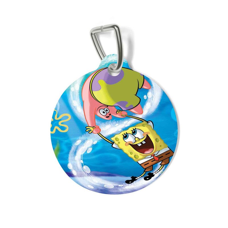 Zavstyle Sponge Bob Square Pants Tv Series Pet Tag