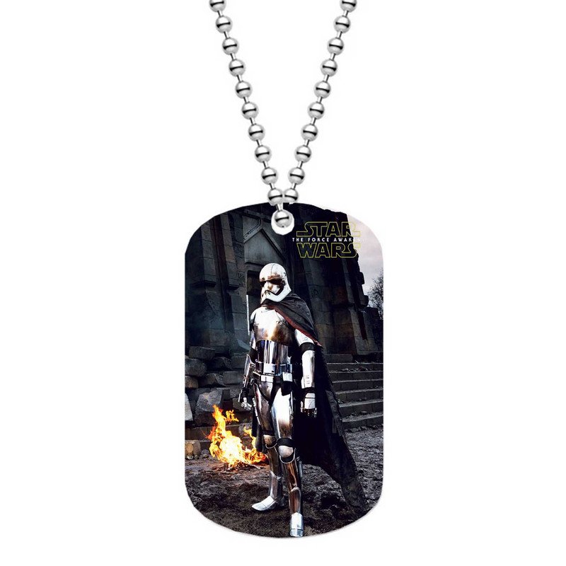 Zavstyle Star Wars 7 Captain Phasma Dog Tag Military Stainless Steel