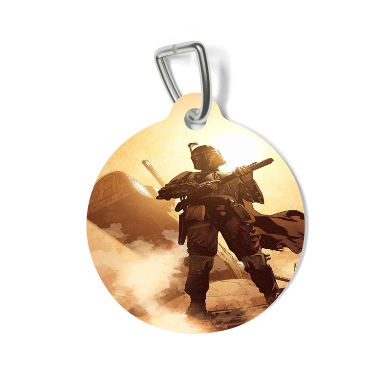 Zavstyle Star Wars Boba Fett Pet Tag