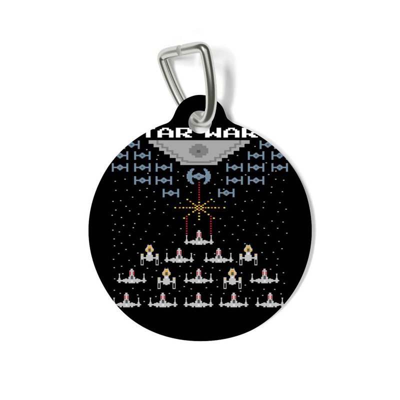 Zavstyle Star Wars Game 8 Bit Pet Tag
