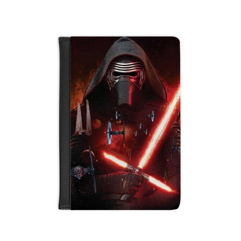Zavstyle Star Wars Kylo Ren Triple Light Saber Passport Cover