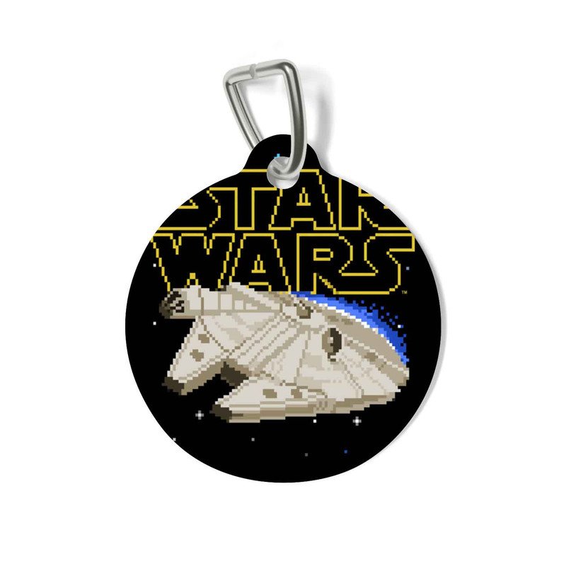 Zavstyle Star Wars Millenium Falcon Pet Tag