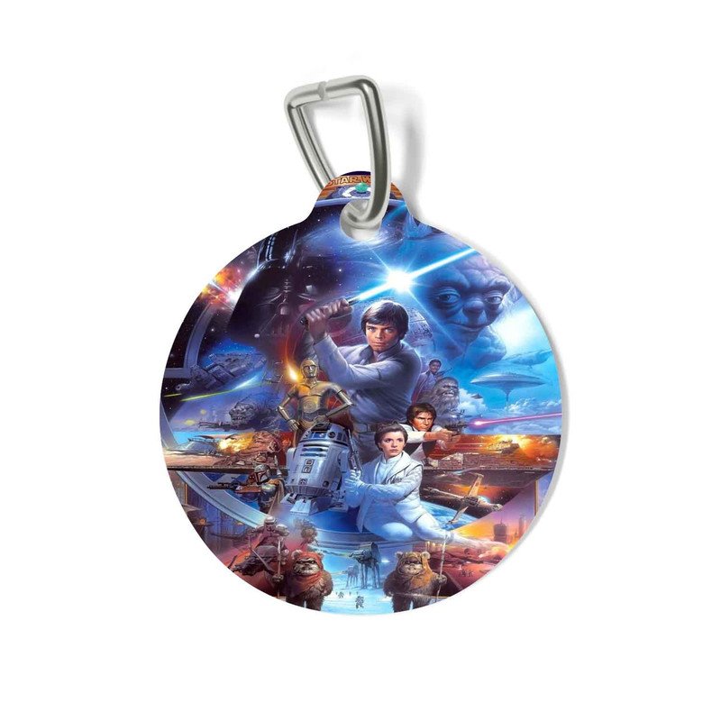 Zavstyle Star Wars Print Pet Tag