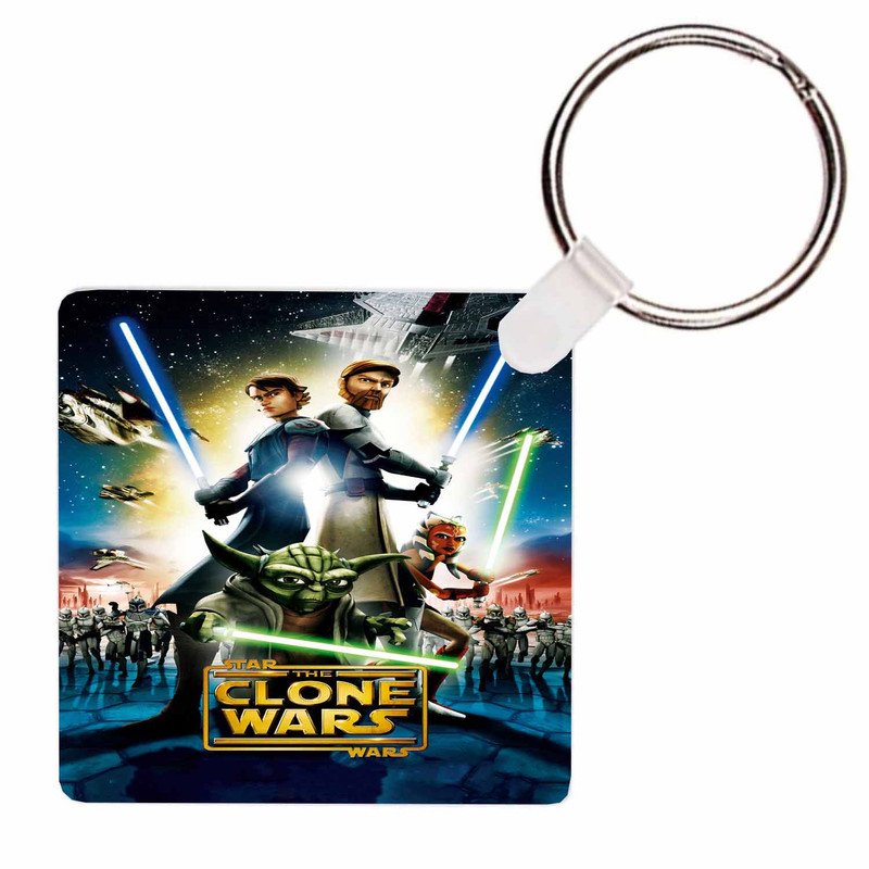 Zavstyle Star Wars The Clone Wars Characters Keychain