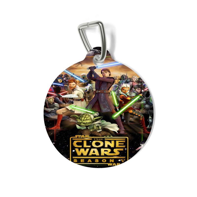 Zavstyle Star Wars The Clones Wars All Characters With Sword Pet Tag