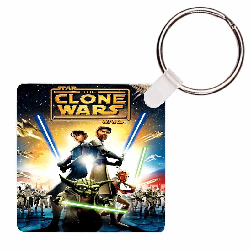 Zavstyle Star Wars The Clones Wars Light Sword Keychain