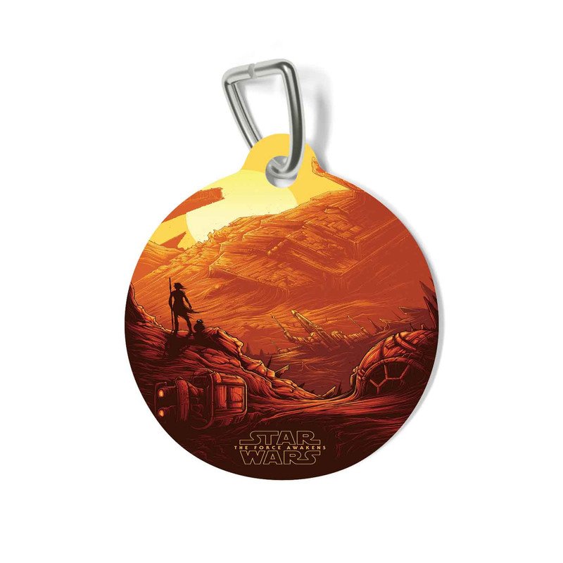 Zavstyle Star Wars The Force Awakens 2 Pet Tag