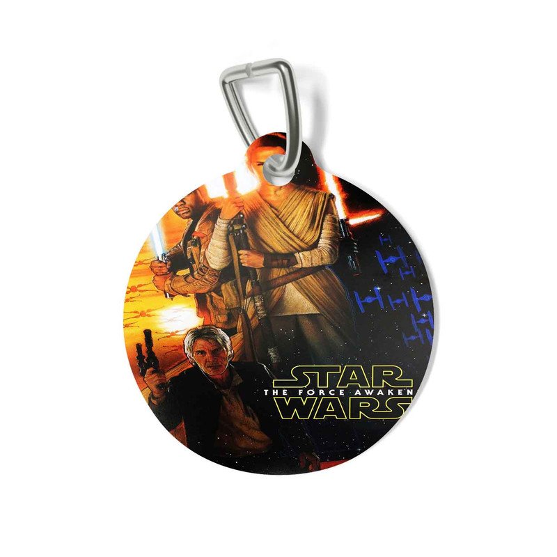 Zavstyle Star Wars The Force Awakens Print Pet Tag