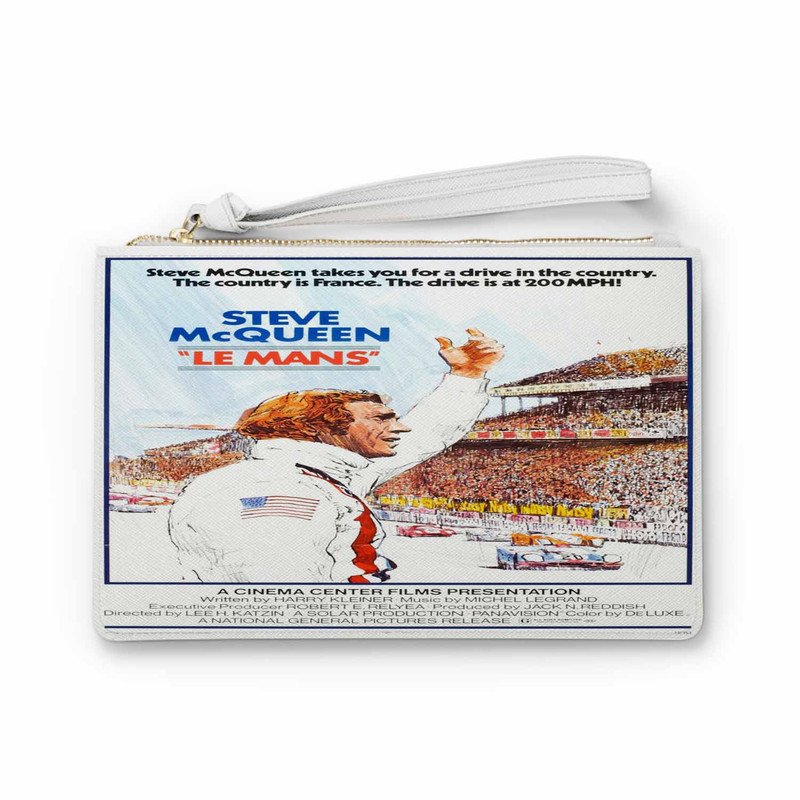 Zavstyle Steve Mc Queen Le Mans Clutch Bag