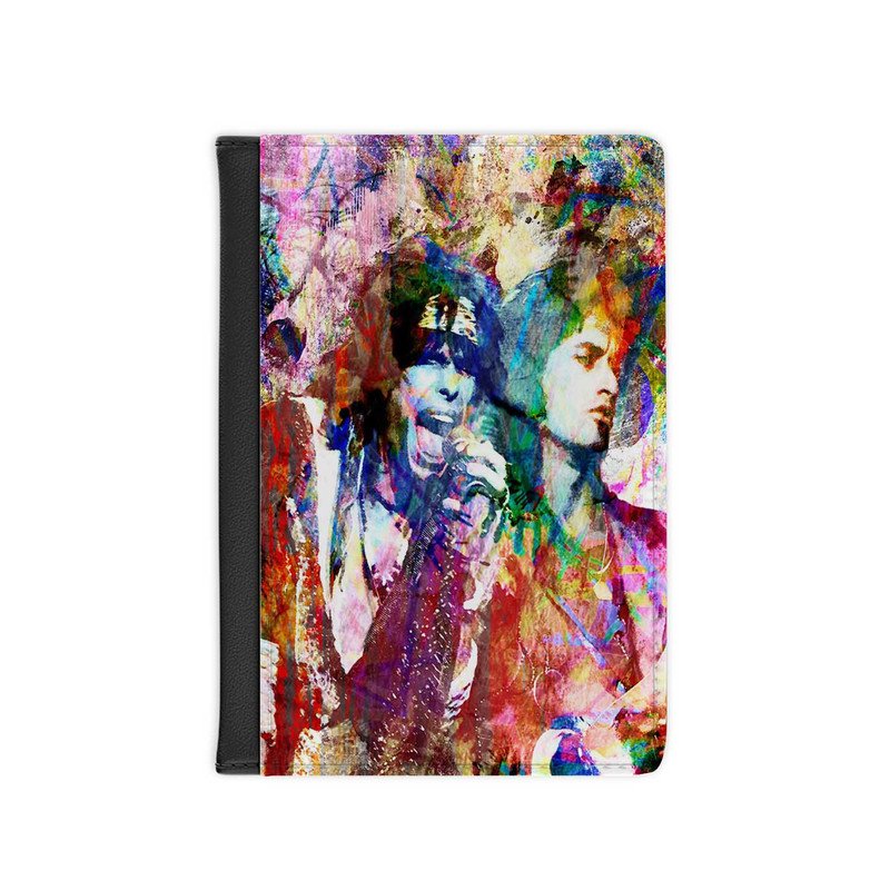 Zavstyle Steven Tyler Joe Perry Aerosmith Passport Cover