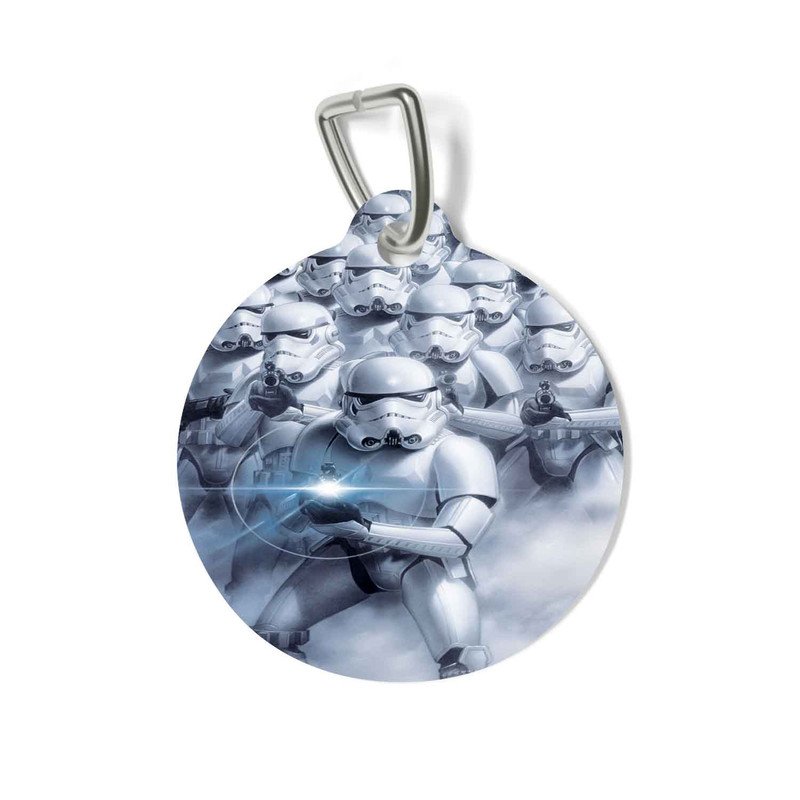 Zavstyle Stormtrooper Collage Pet Tag
