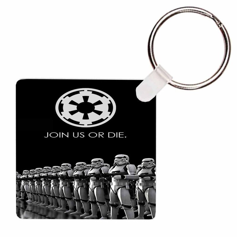 Zavstyle Stormtrooper Join Us Or Die Star Wars Keychain